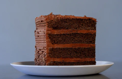 Slice of Chocolate Overload Cake
